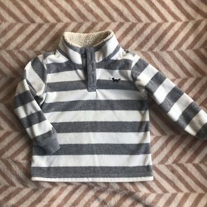 Carters striped fleece sweater